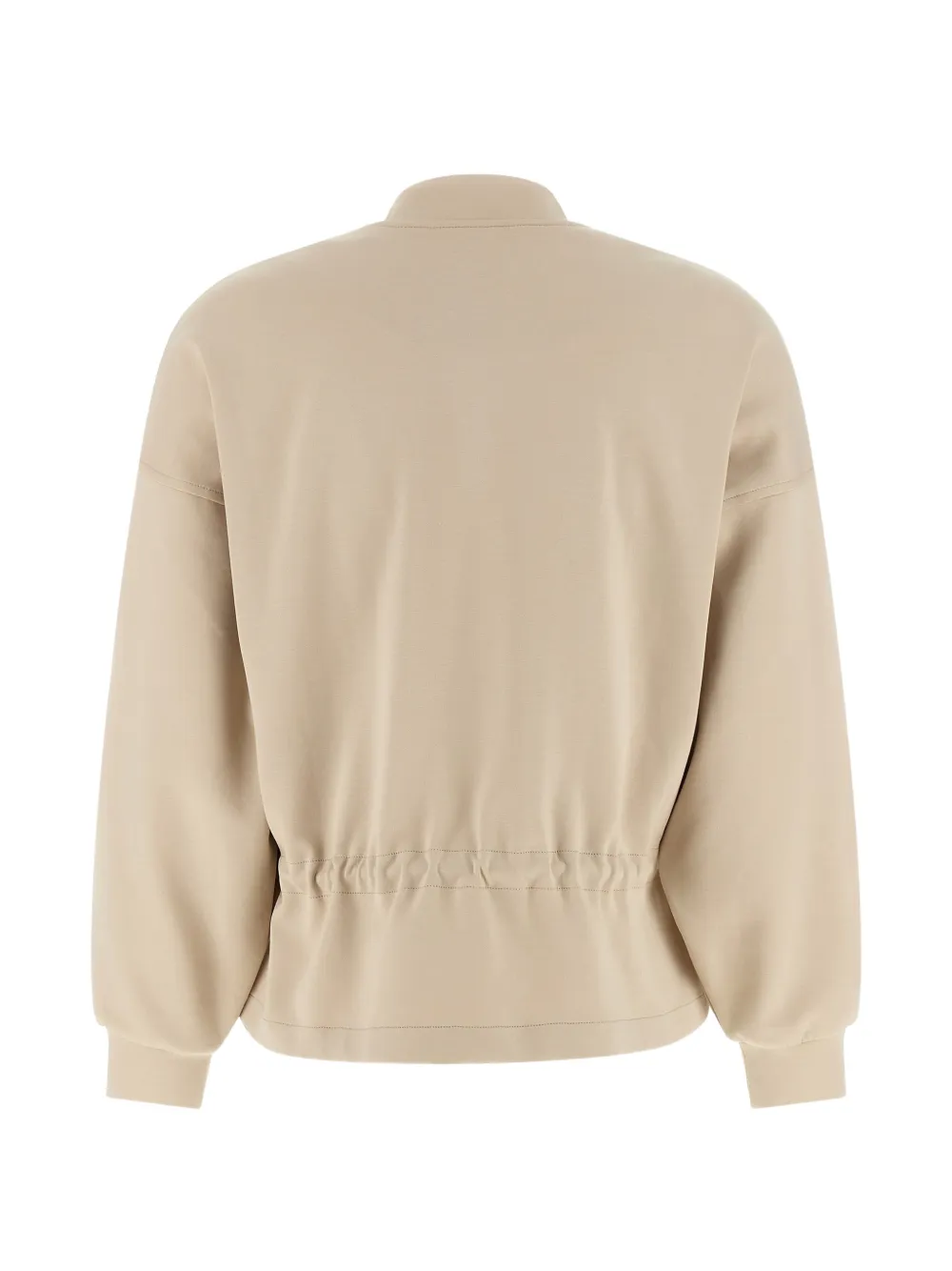  Moorer Zip Cotton Sweatshirt - Neutrals 