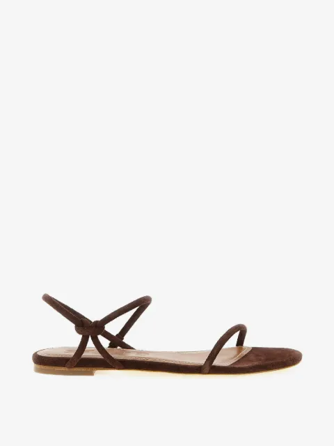 STAUD sandalias con tiras tubulares