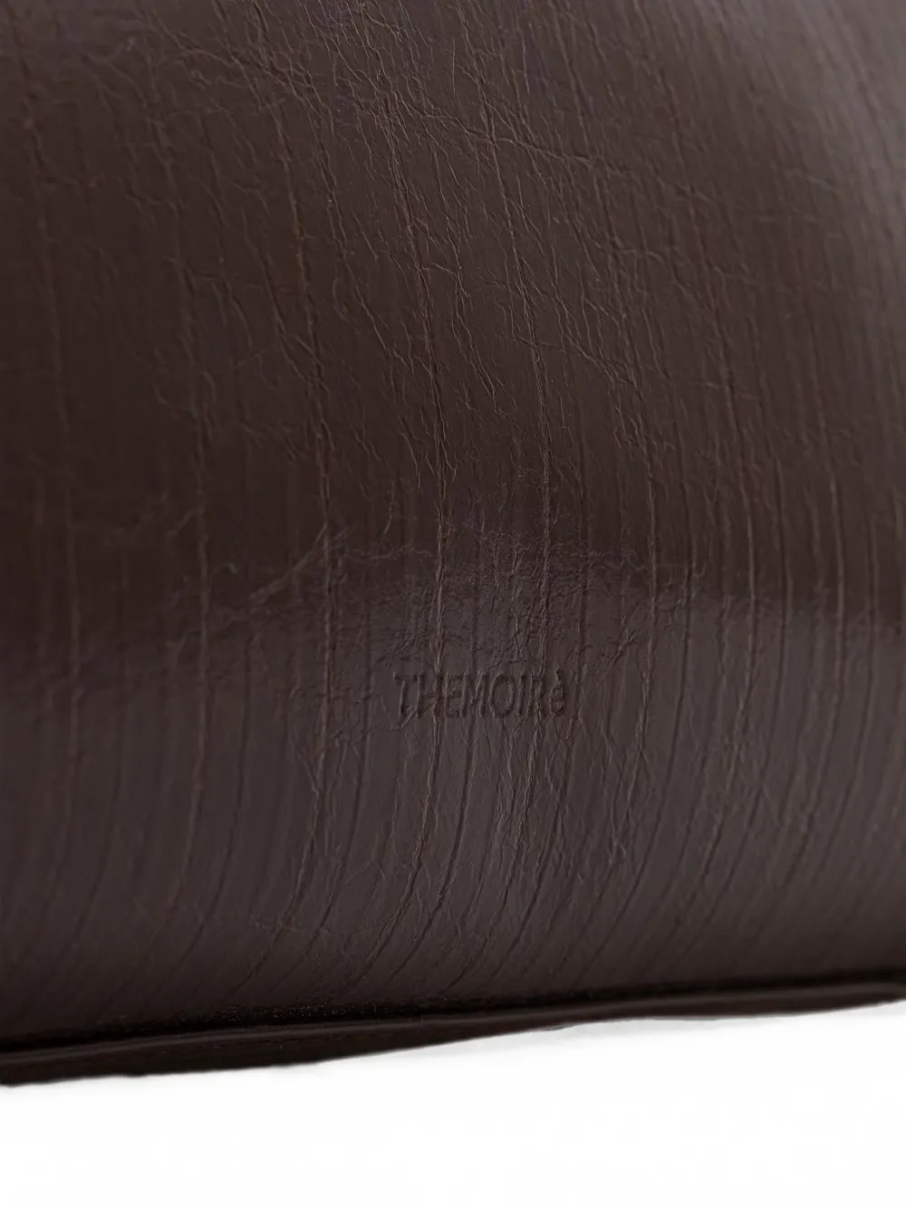Themoirè Medium Talia Trunk shopper met gekreukt effect Bruin