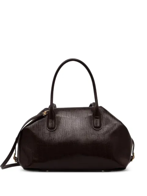 Themoirè medium Talia Trunk crinkled-effect tote bag