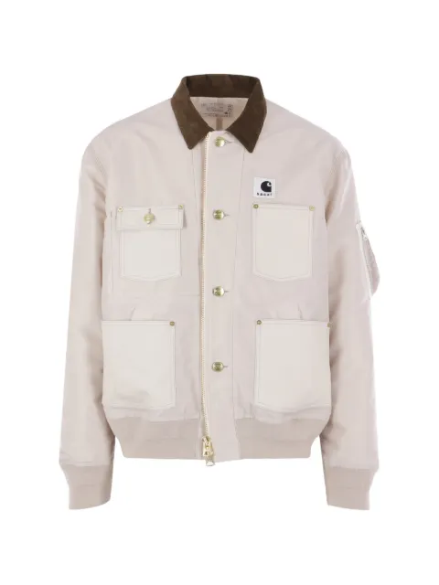 sacai x Carhartt Wip canvas pocket corduroy jacket