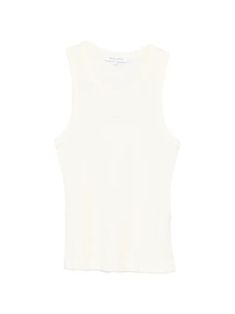Maison Kitsuné embroidered ribbed tank top