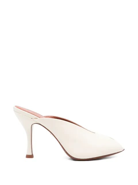 Lola Cruz peep toe mules