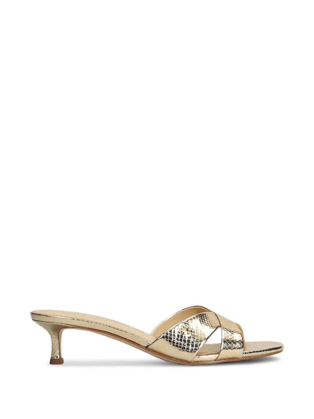 Michael Kors Sandalen met gekruiste bandjes Goud