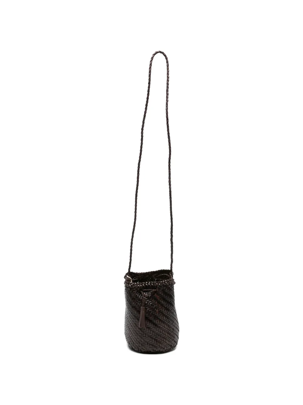 DRAGON DIFFUSION tassel-detail bucket bag - Marrone