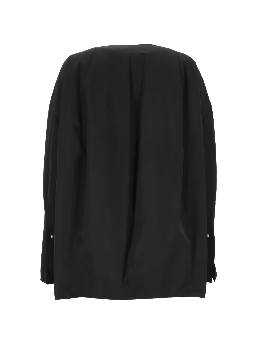  Carven Buttoned Coat - Black 