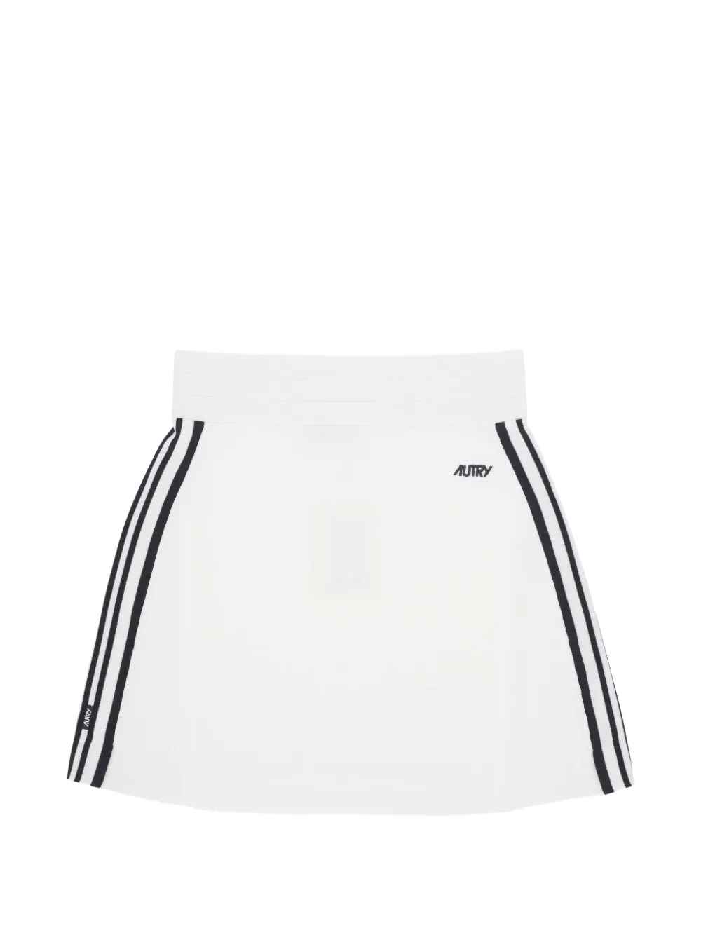 Autry Minigonna con banda laterale - Bianco