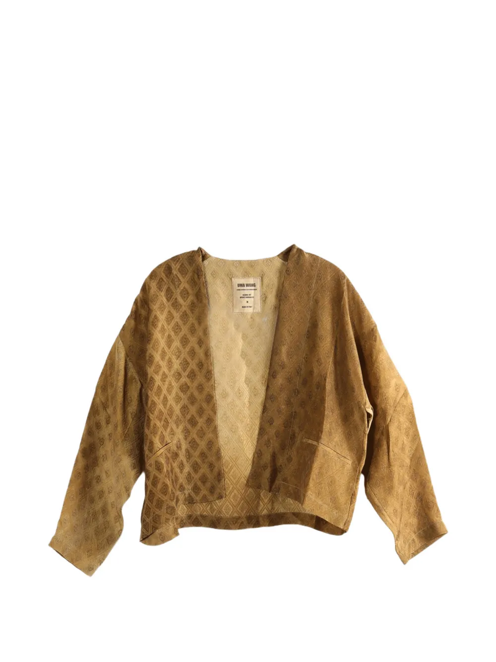 Uma Wang long-sleeves jacket - Marrone