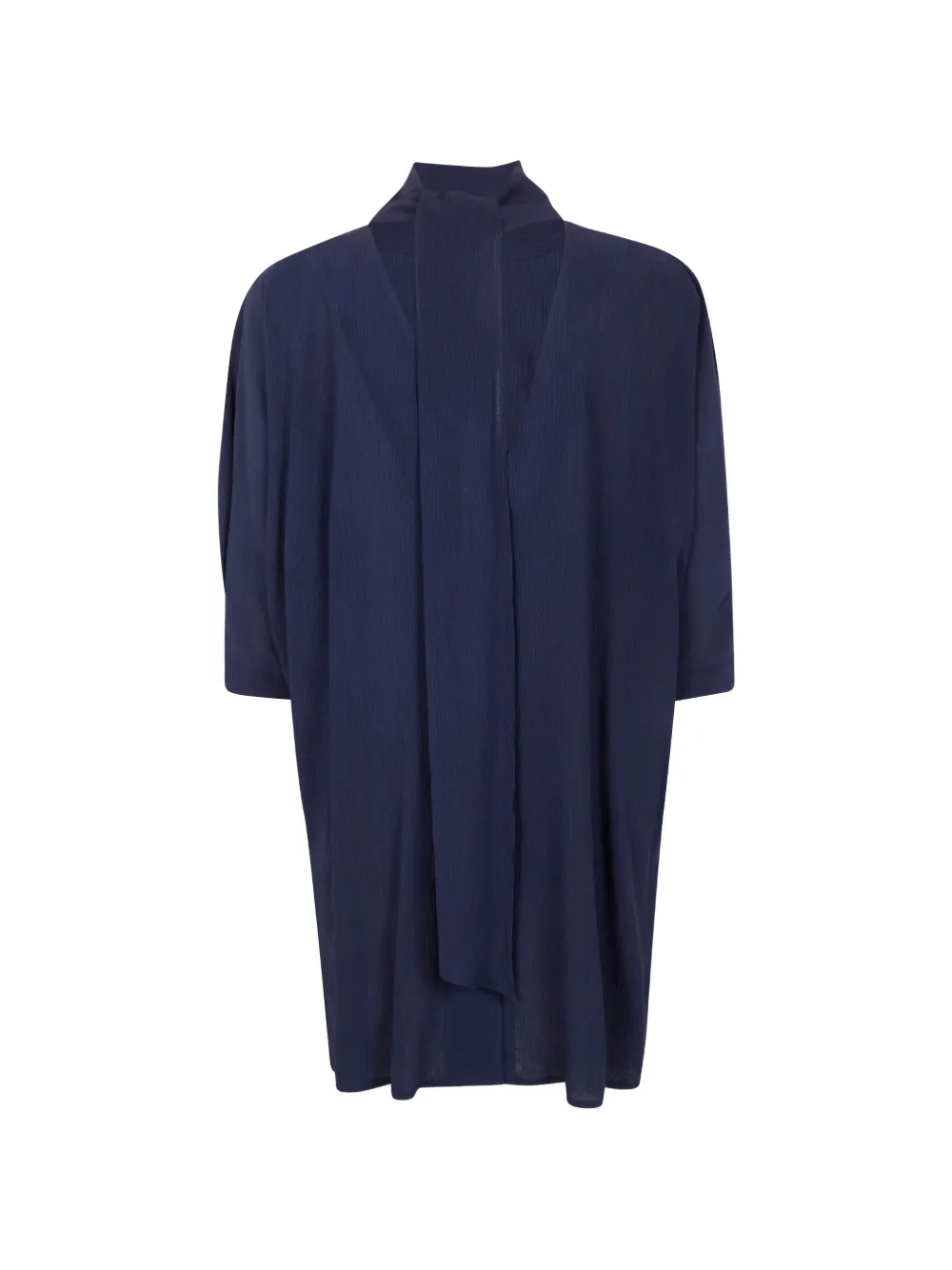 Gentry Portofino scarf-neck cardigan - Blu