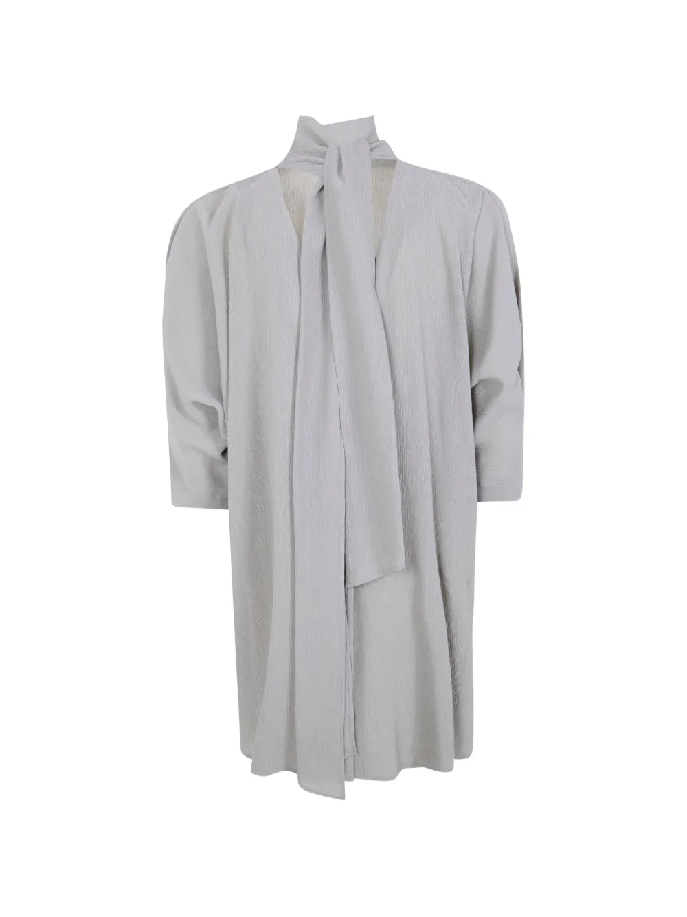 Gentry Portofino scarf-neck cardigan - Grigio