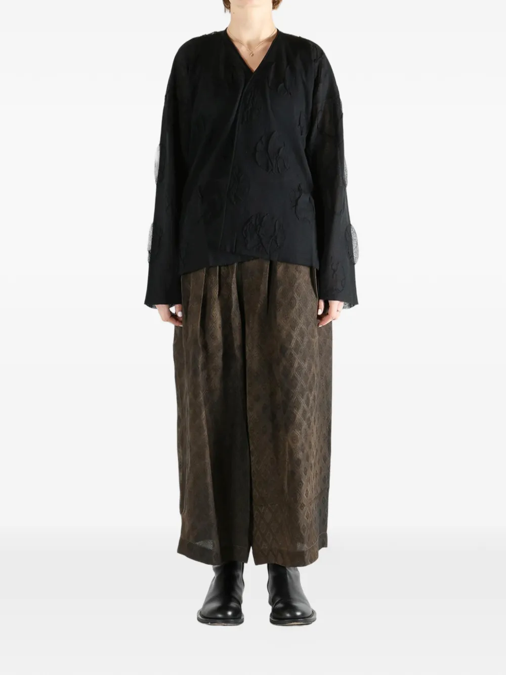  Uma Wang Long-sleeves Jacket - Black 