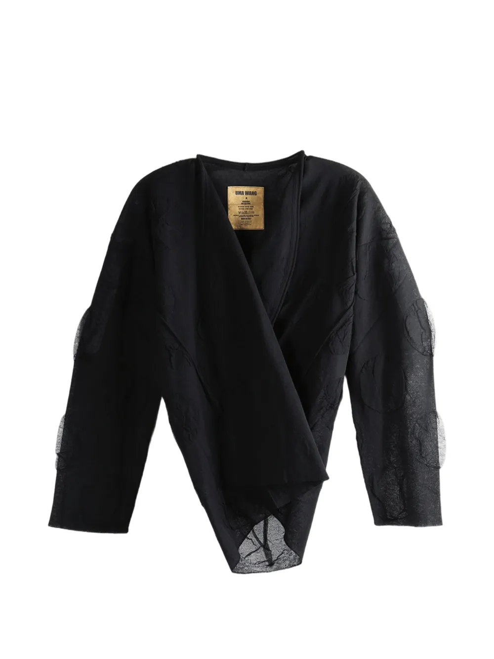 Uma Wang long-sleeves jacket - Nero