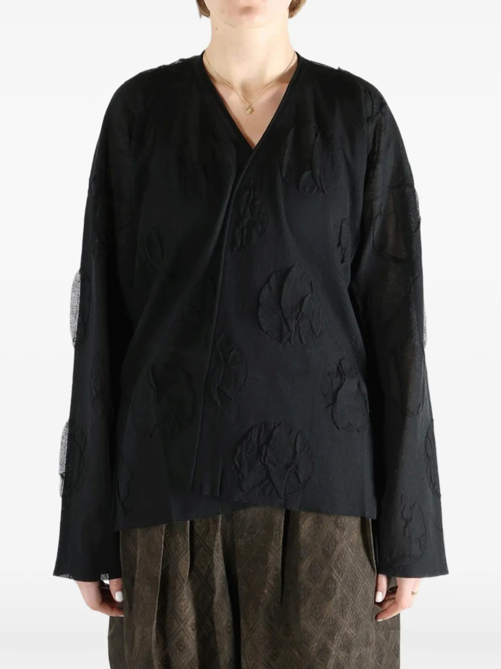  Uma Wang Long-sleeves Jacket - Black 