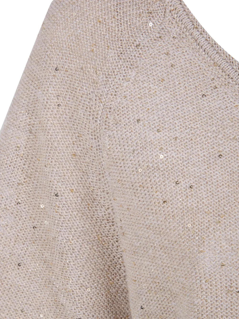  Gentry Portofino Sequin-embellished Knitted Top - Neutrals 