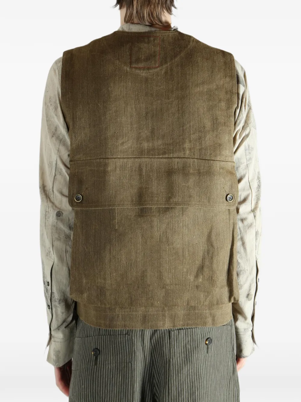 Uma Wang Jolt gilet Bruin