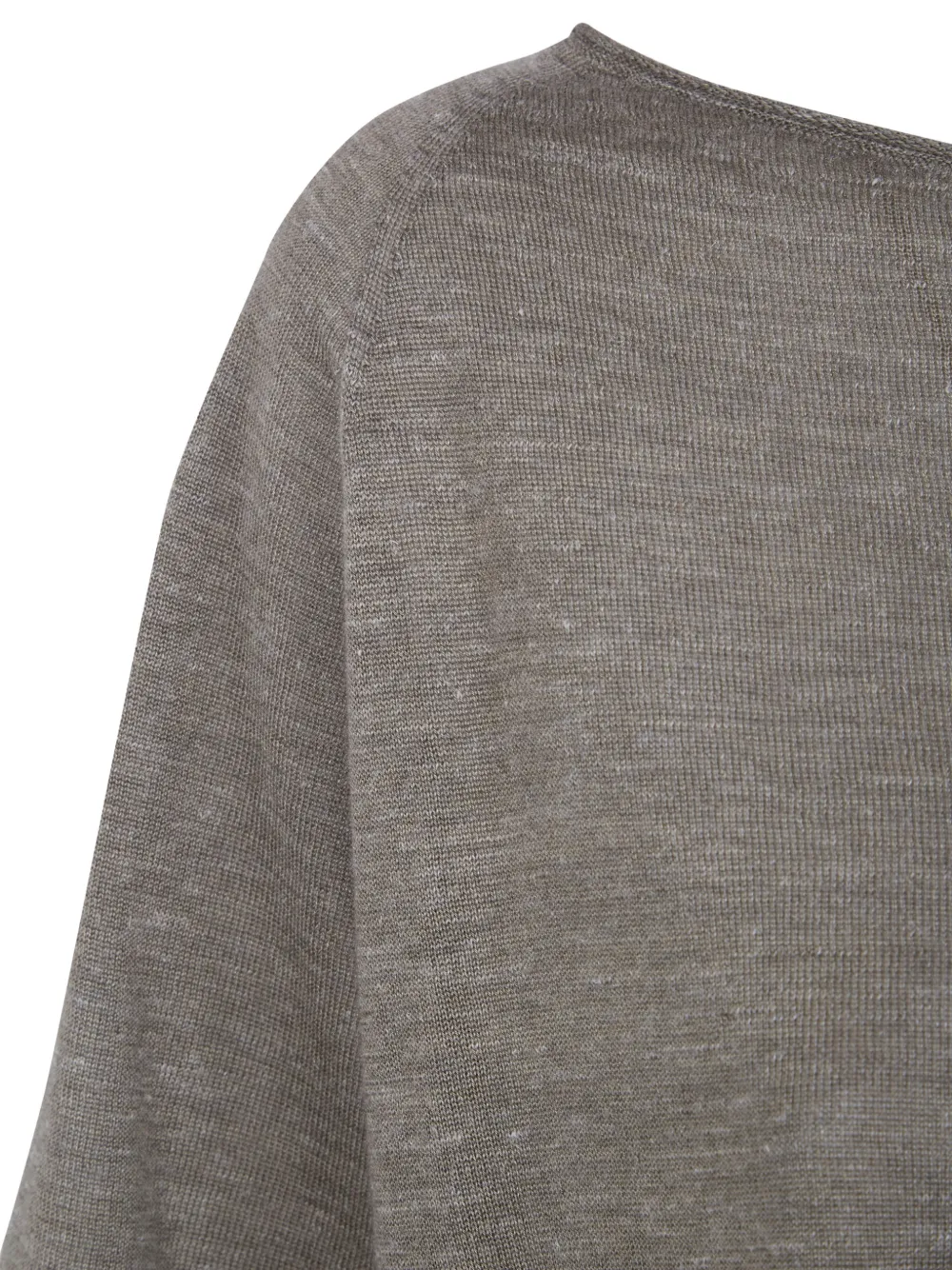 Boat-Neck Knitted Top