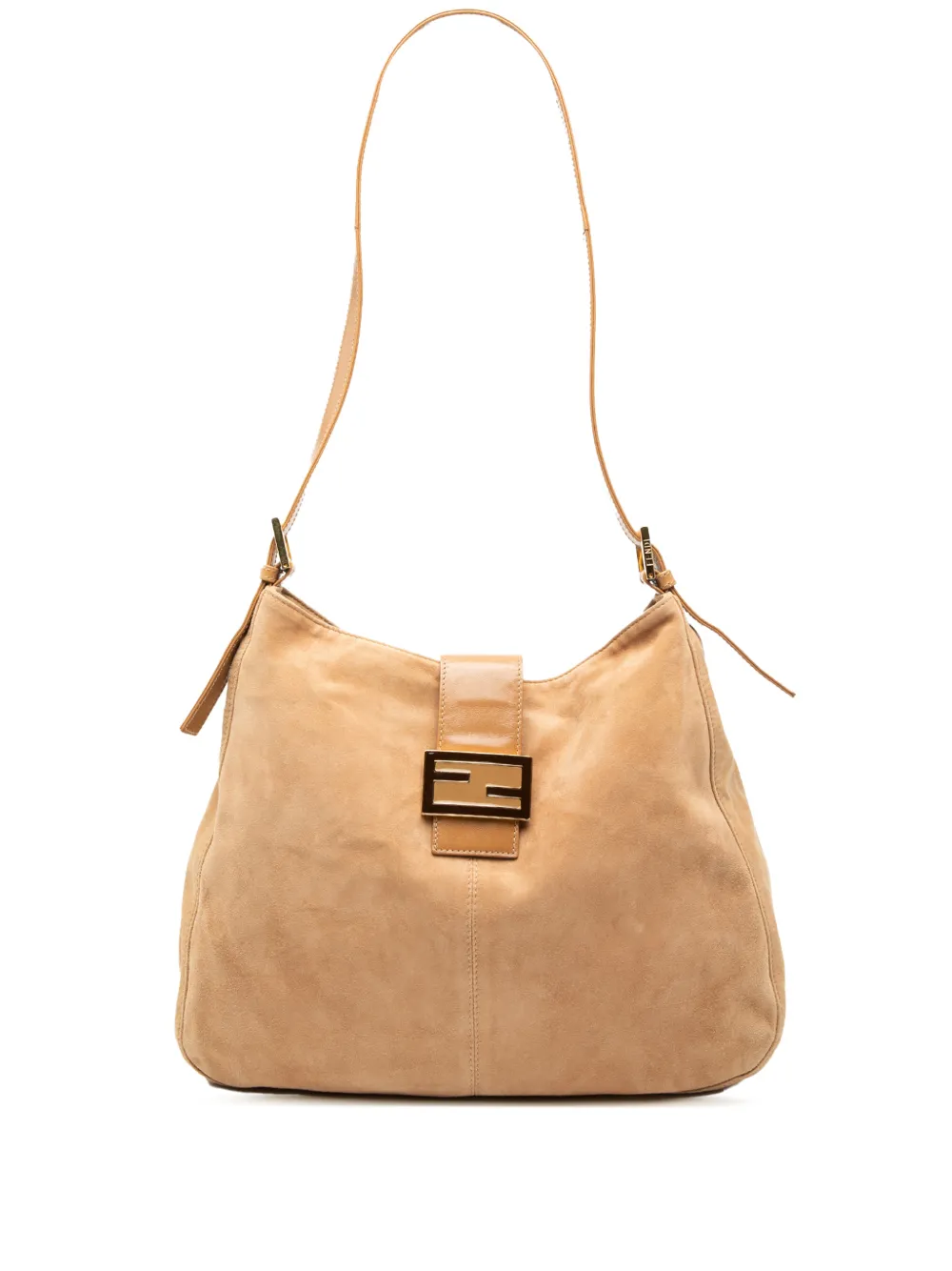 Fendi Pre-Owned 20th Century Suede FF shoulder bag - Marrone