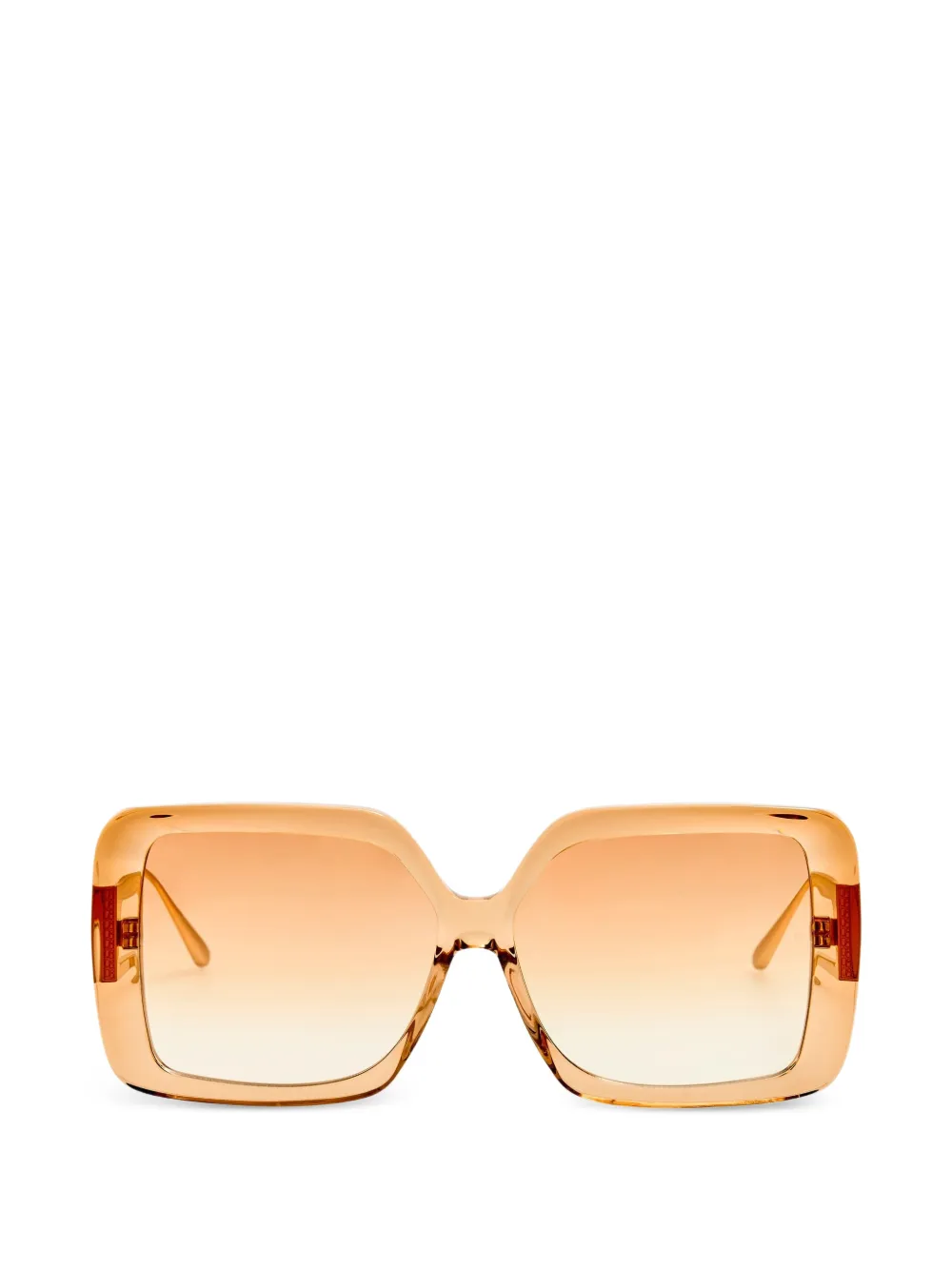 Linda Farrow Macy square-frame sunglasses - Arancione