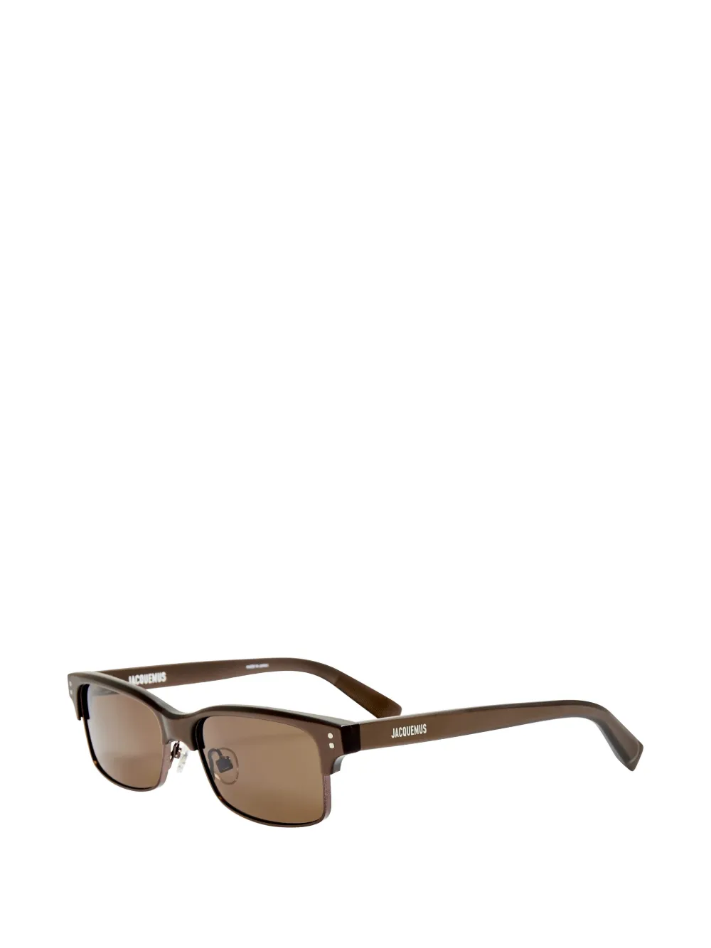  Jacquemus Rectangle Sunglasses - Brown 