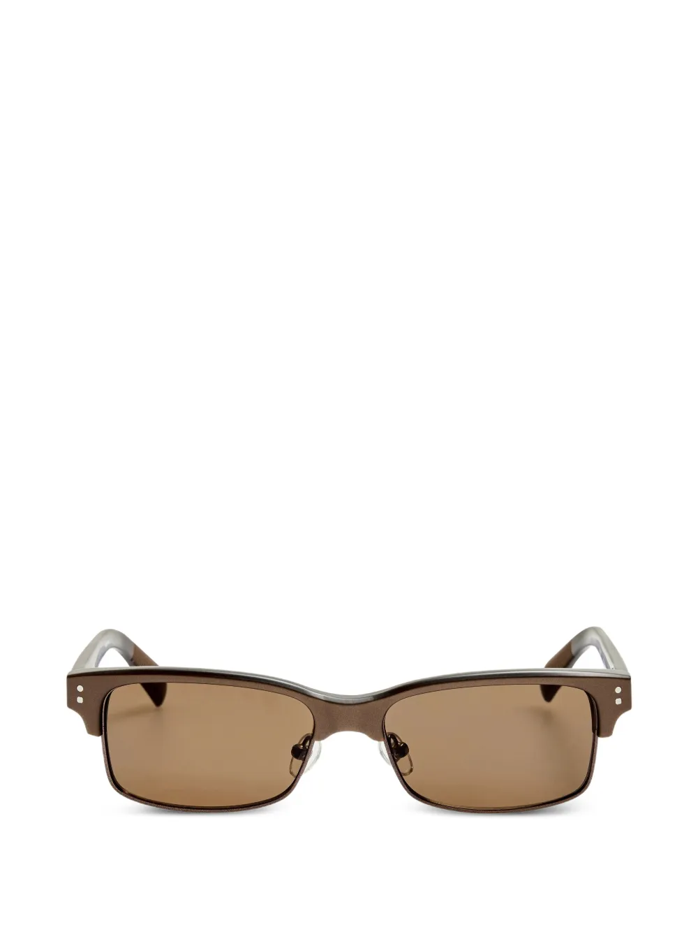 Jacquemus rectangle sunglasses - Marrone
