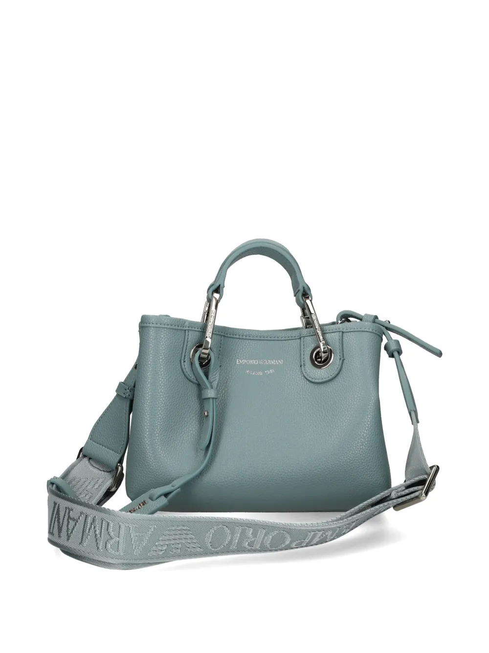 Emporio Armani MyEA mini-shopper met handgreep Blauw
