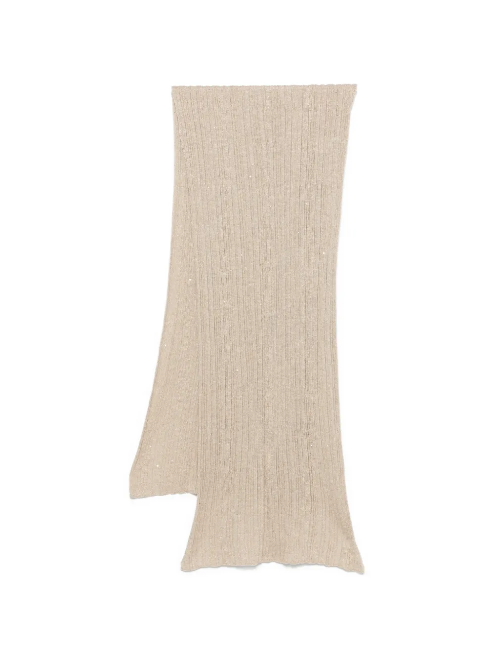Gentry Portofino ribbed scarf - Toni neutri