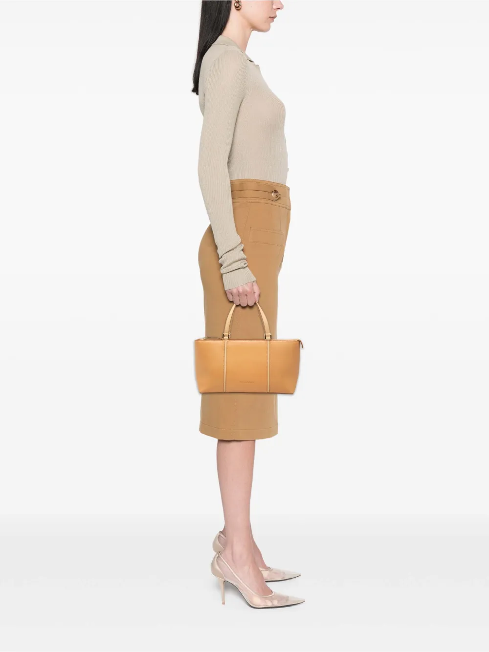  Burberry Pre-owned 2000-2017 Leather Tote Bag - Brown 