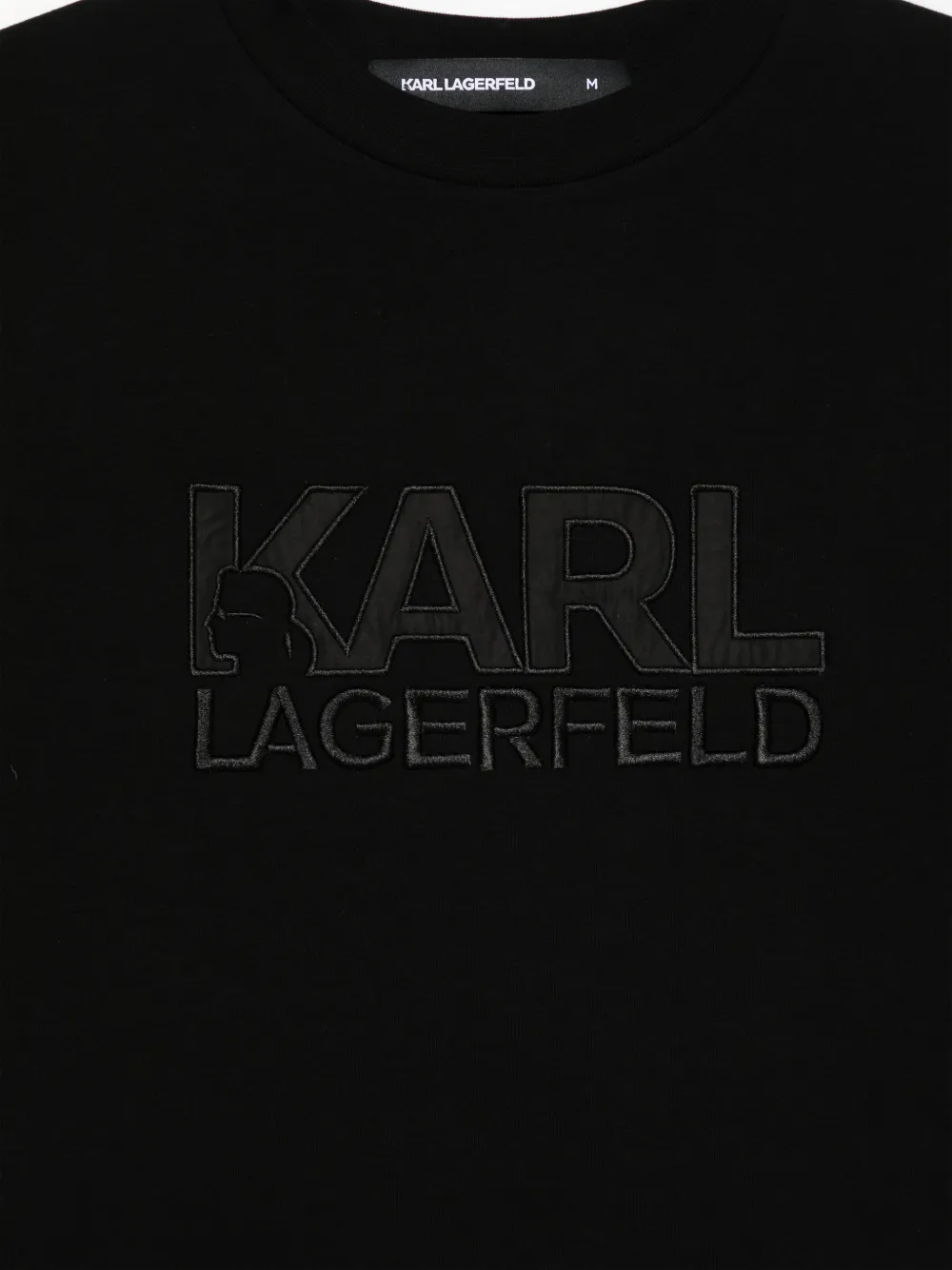 Karl Lagerfeld Katoenen T-shirt Zwart