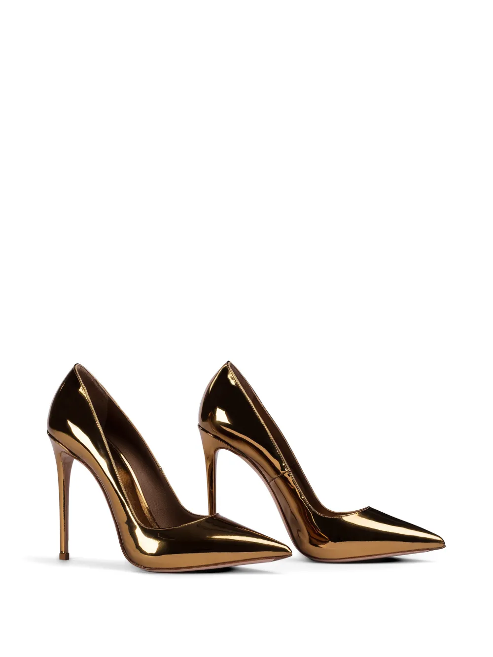 Le Silla Eva pointed-toe pumps Goud