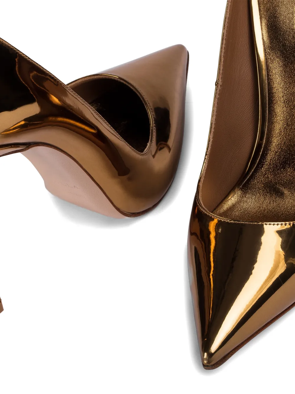 Le Silla Eva pointed-toe pumps Goud