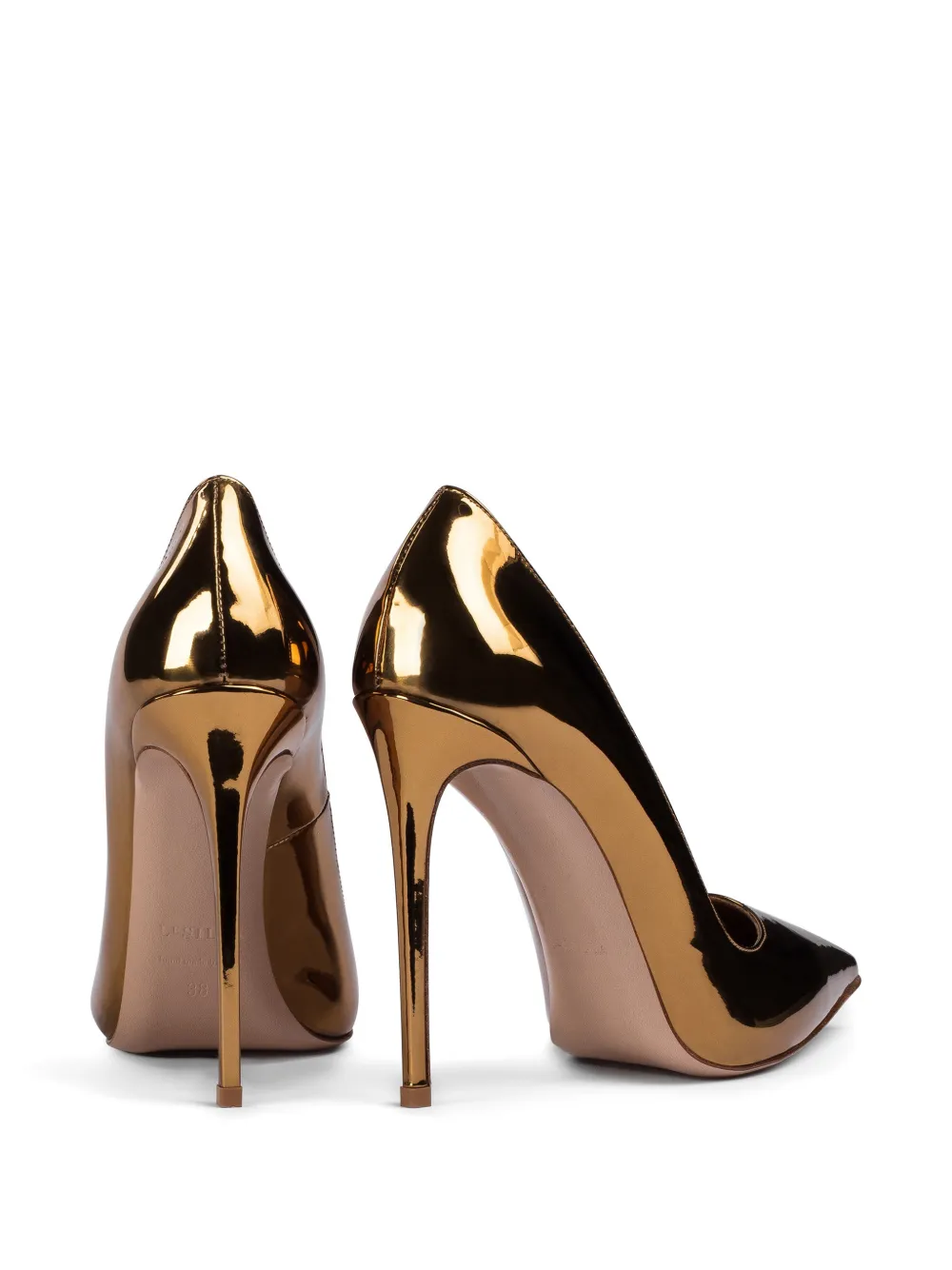 Le Silla Eva pointed-toe pumps Goud