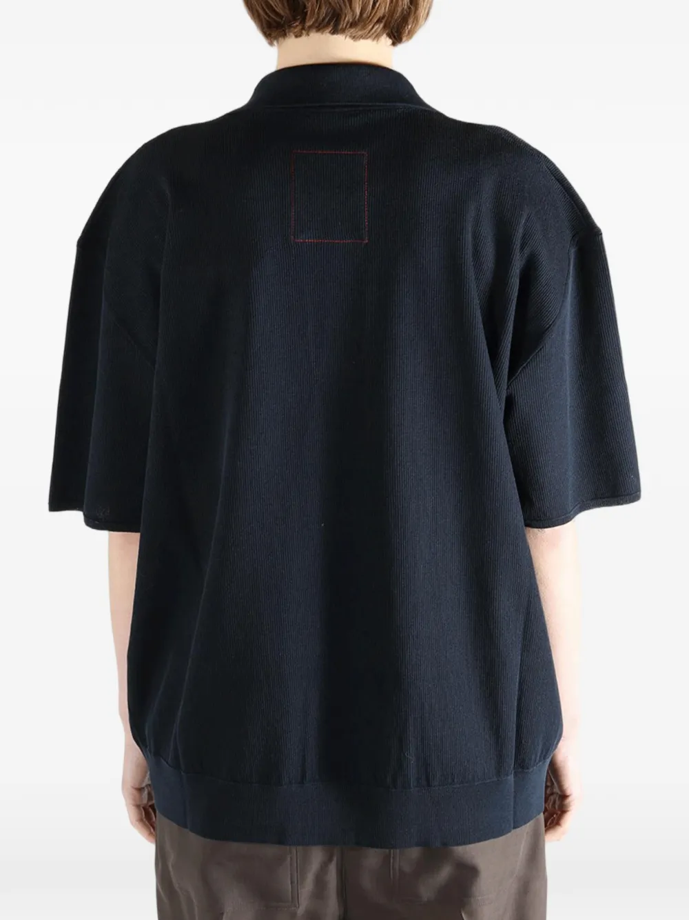 Uma Wang Polotop met korte mouwen Blauw