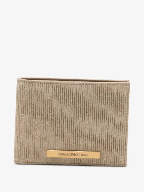 Emporio Armani ruffled-design wallet