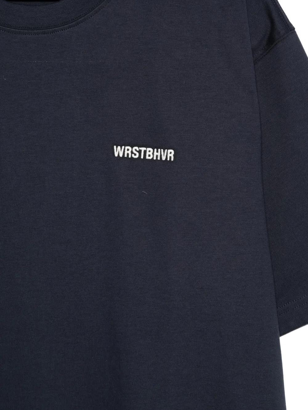  Wrstbhvr Round Neck T-shirt - Blue 