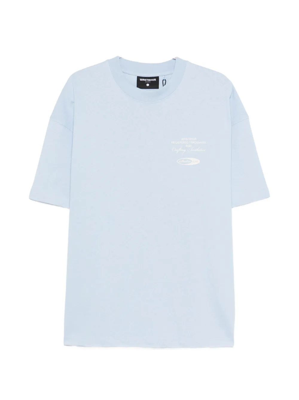 WRSTBHVR round-neck T-shirt - Blu