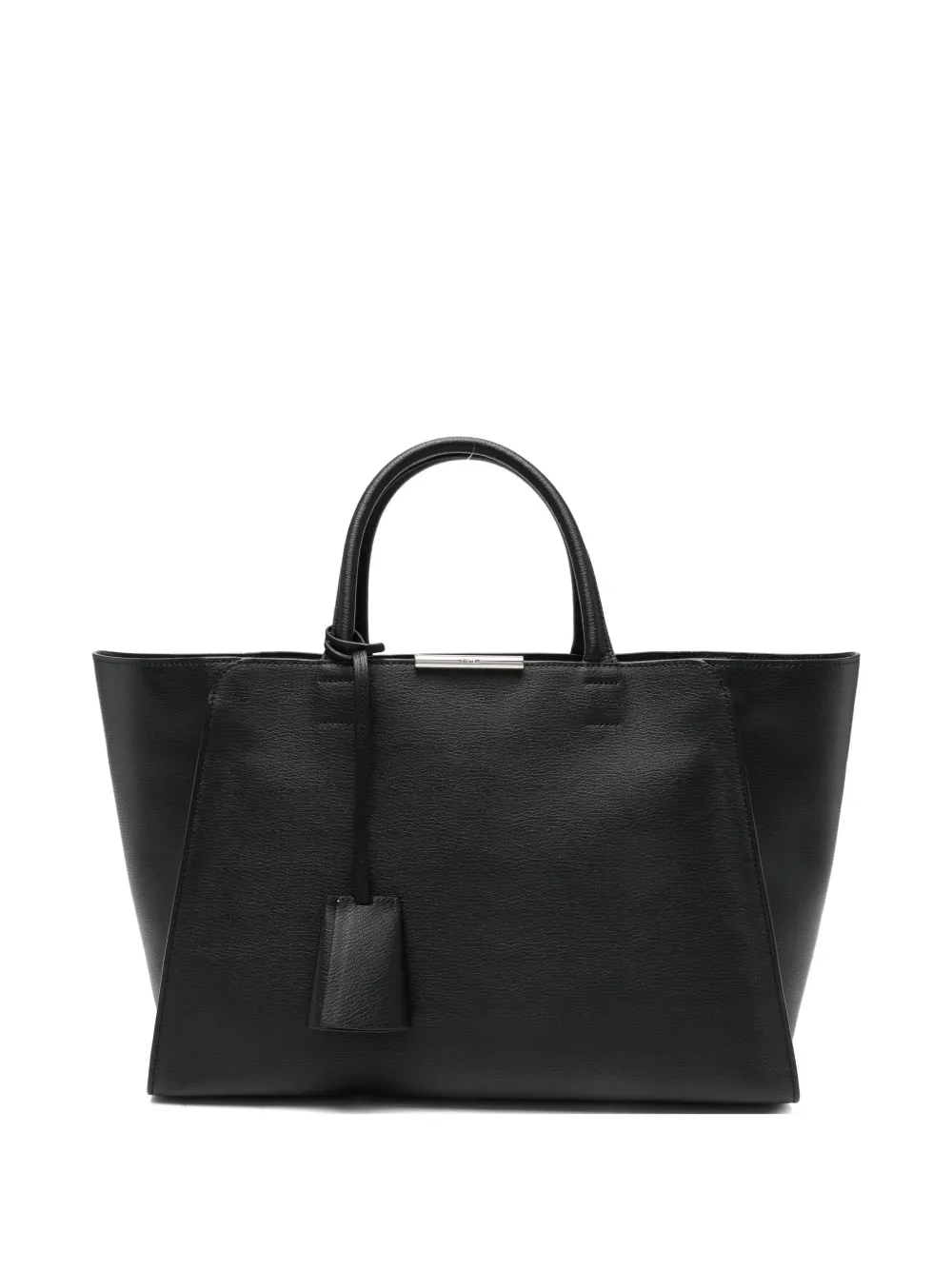 System top-handle tote bag - Nero
