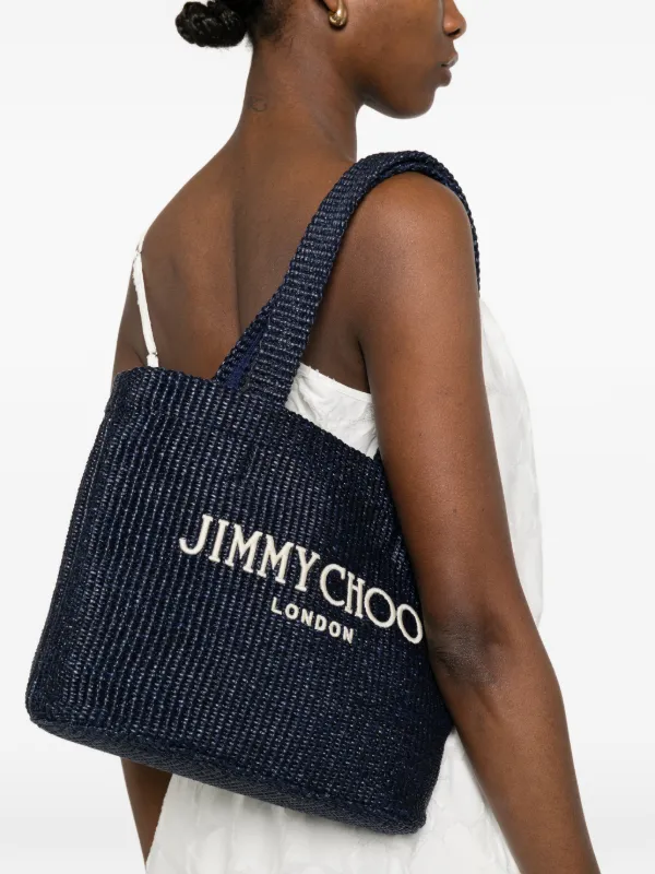 Jimmy Choo イーストウエスト ハンドバッグ | ブルー | FARFETCH JP