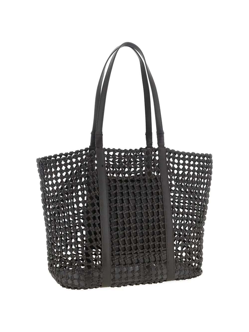 STAUD Getaway shopper met logo-reliëf Bruin