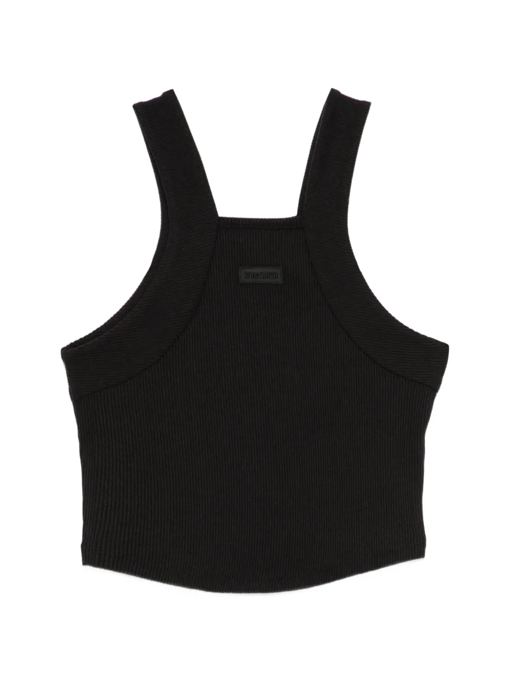 WRSTBHVR Anitra ribbed tank top - Nero
