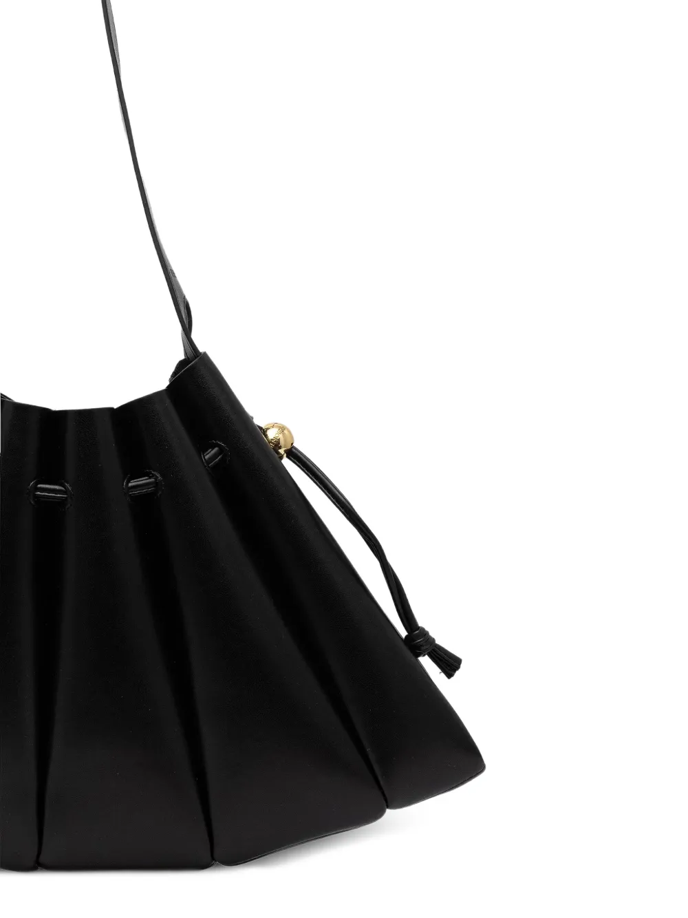  Themoirè Calipso Pleated-effect Shoulder Bag - Black 