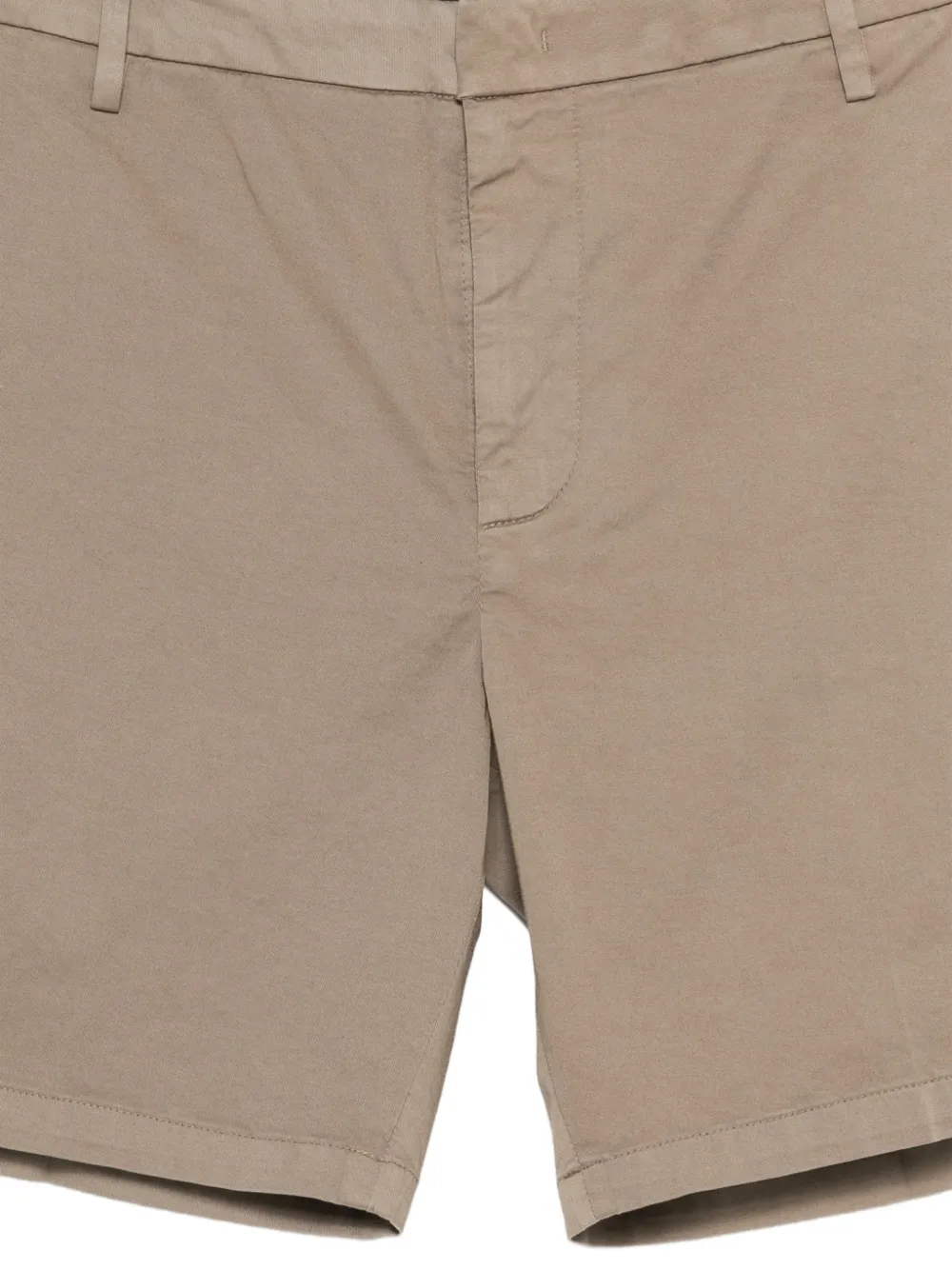 DONDUP Shorts met klepzak en knopen Beige