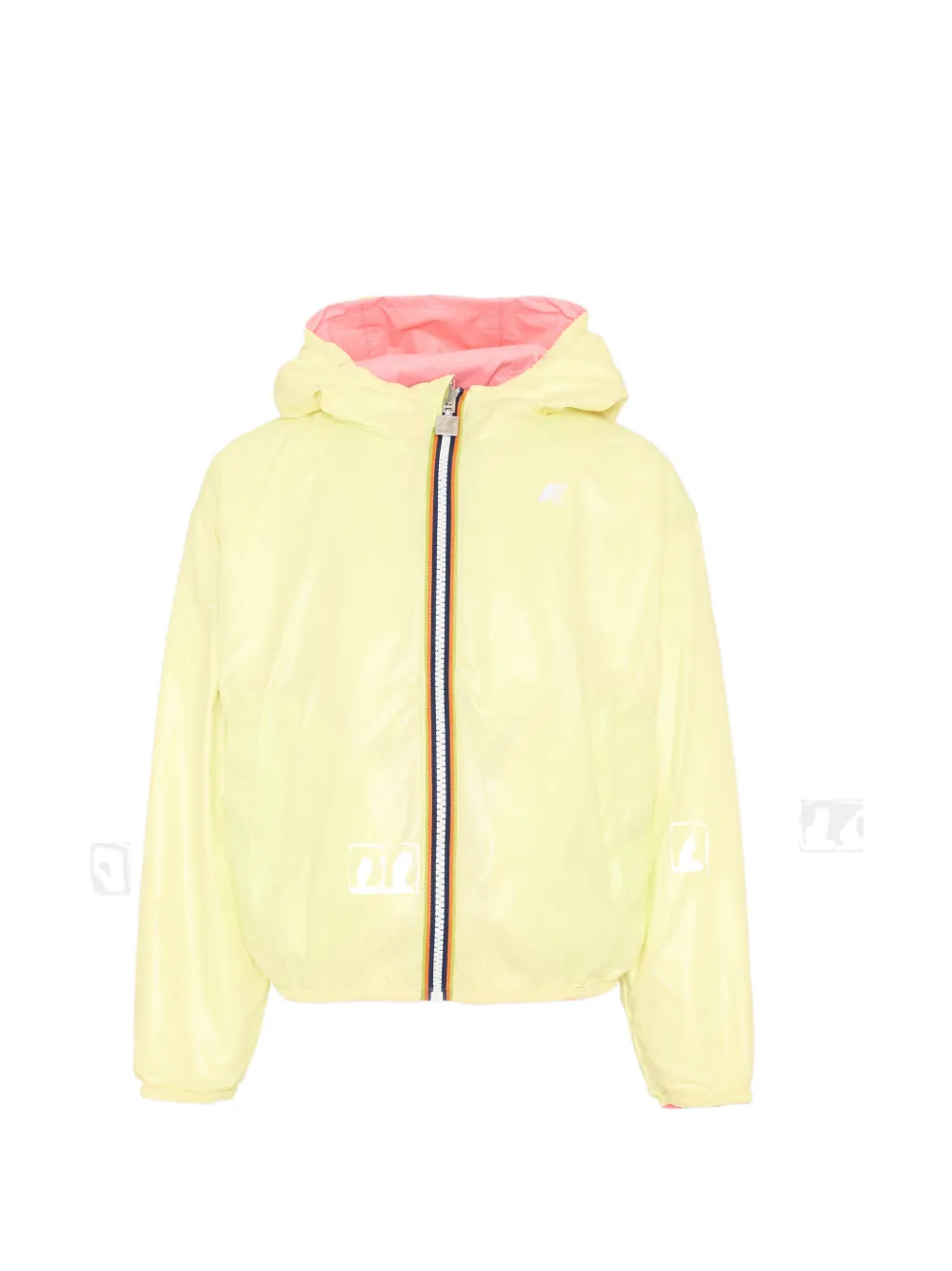 K Way Kids hooded jacket - Giallo