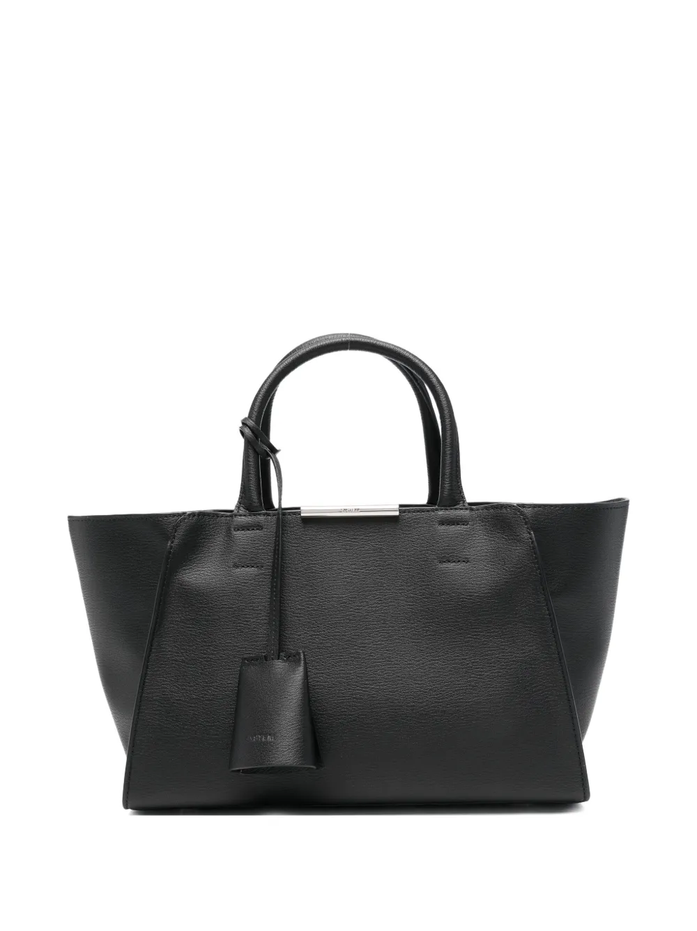 System top handle tote bag - Nero