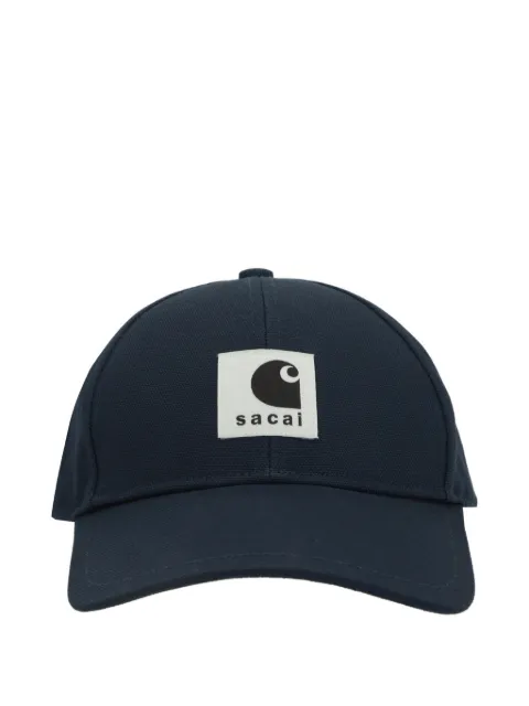 sacai x Carhartt Wip logo patch baseball cap