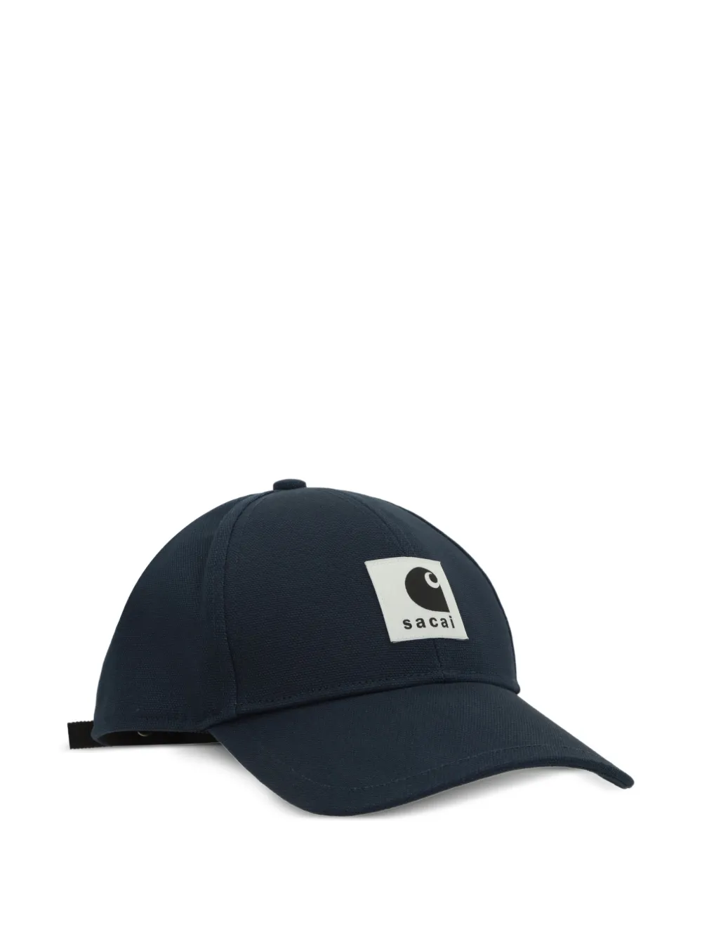 sacai x Carhartt WIP honkbalpet met logopatch Blauw