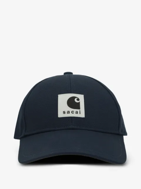 sacai x Carhartt Wip logo patch baseball cap
