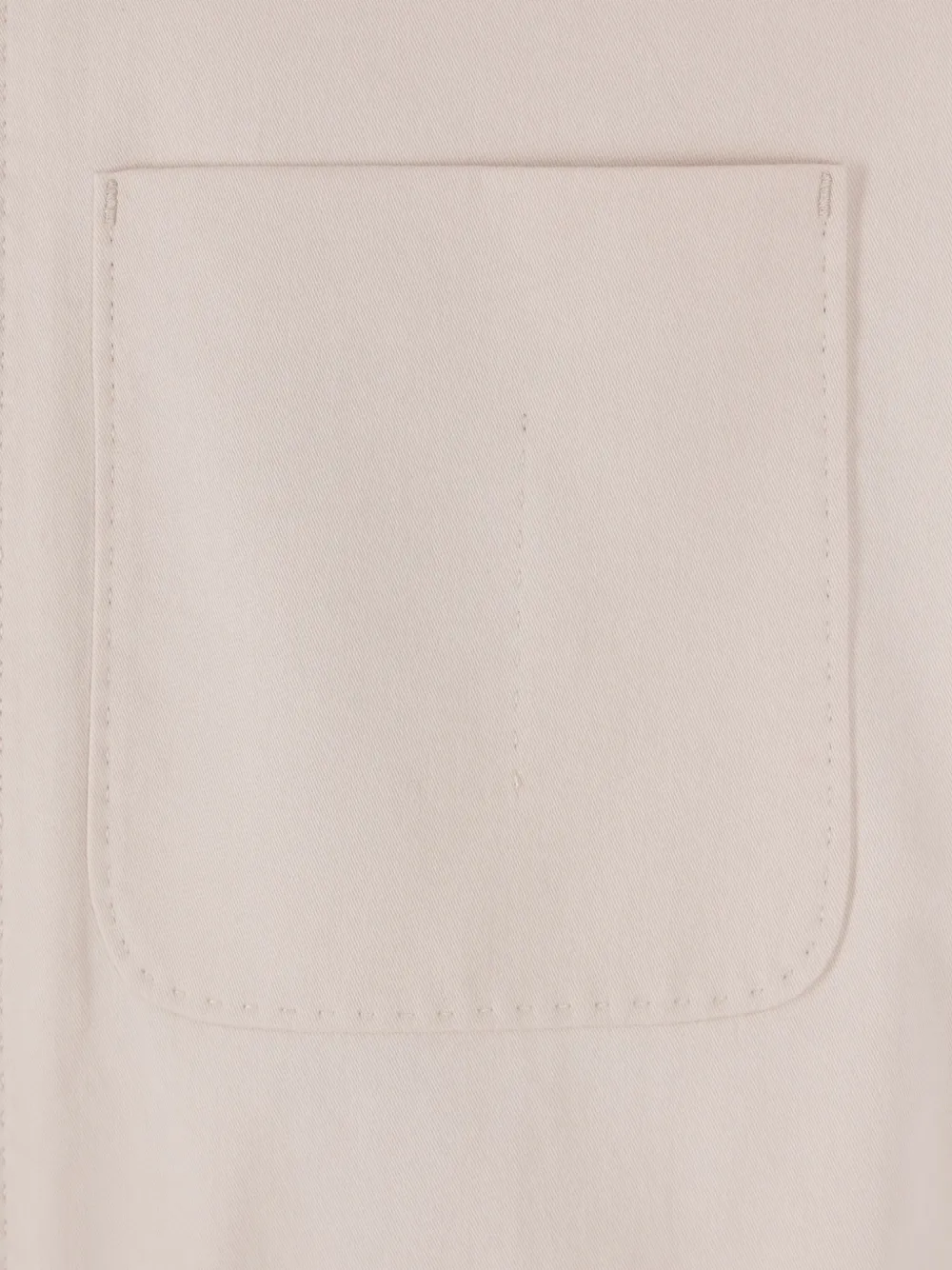 Umit Benan Jerome shirtjack met opgestikte zak Beige