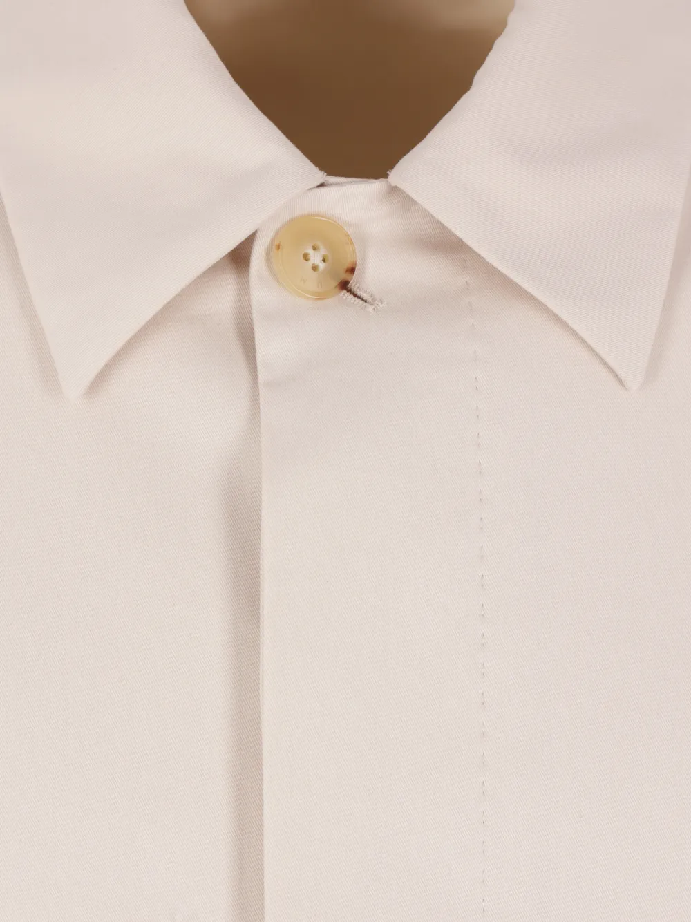 Umit Benan Jerome shirtjack met opgestikte zak Beige