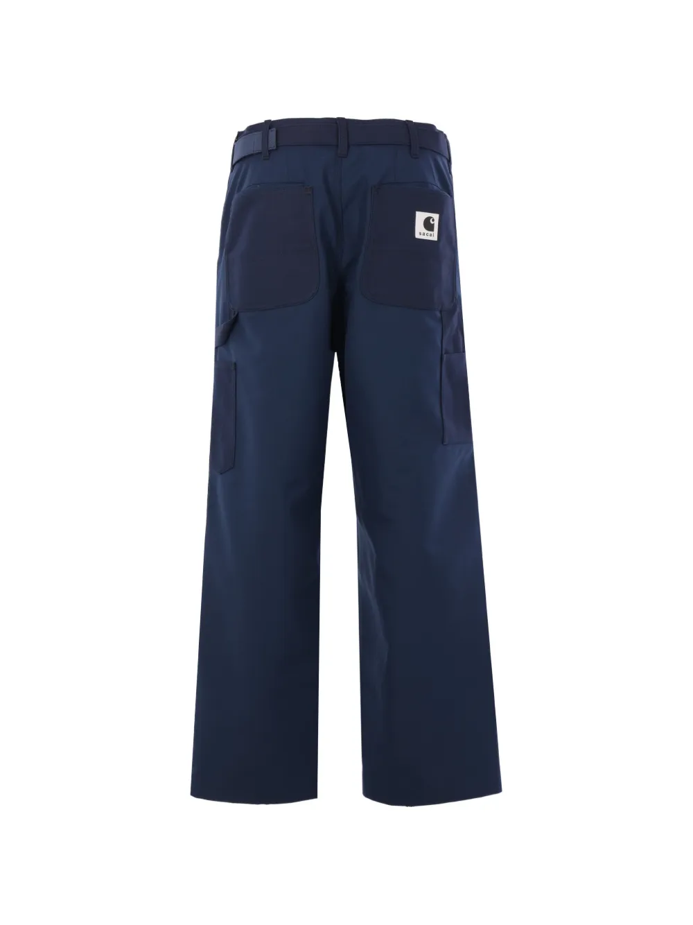 Sacai x Carhartt Wip ベルトループ パッチ パンツ | ブルー | FARFETCH JP