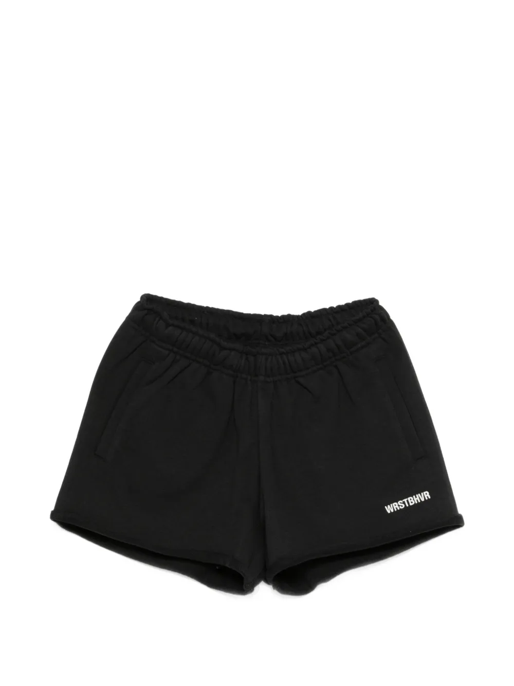 WRSTBHVR logo shorts - Nero